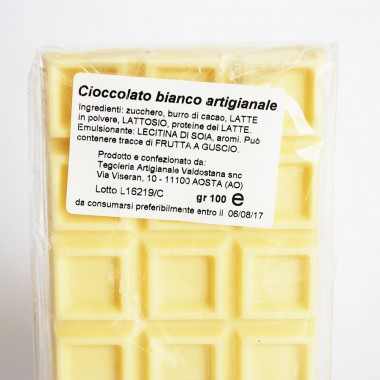 Cioccolato Bianco 3 pezzi da 100gr